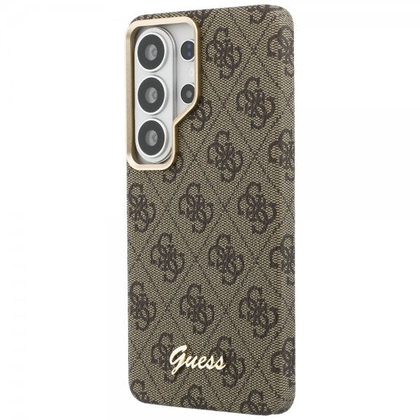 Guess Samsung Galaxy S26 Ultra Deksel 4G Script MagSafe Brun