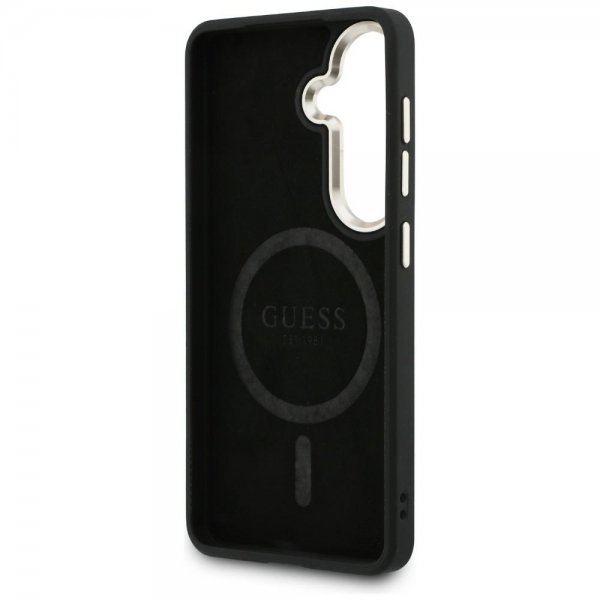 Guess Samsung Galaxy S26 Plus Deksel 4G Embossed MagSafe Blå