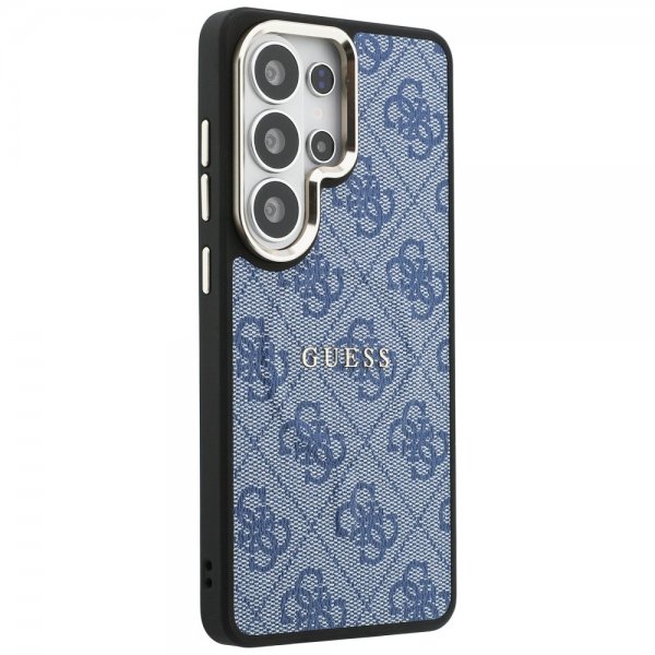 Guess Samsung Galaxy S26 Ultra Deksel 4G Embossed MagSafe Blå