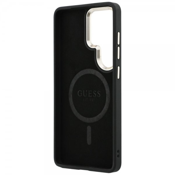 Guess Samsung Galaxy S26 Ultra Deksel 4G Embossed MagSafe Blå