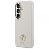 Guess Samsung Galaxy S26 Deksel Rhinestone Logo MagSafe Beige
