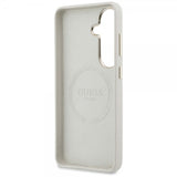 Guess Samsung Galaxy S26 Deksel Rhinestone Logo MagSafe Beige
