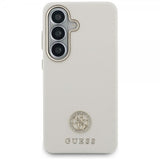 Guess Samsung Galaxy S26 Plus Deksel Rhinestone Logo MagSafe Beige