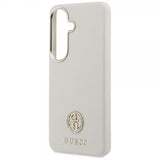 Guess Samsung Galaxy S26 Plus Deksel Rhinestone Logo MagSafe Beige
