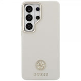 Guess Samsung Galaxy S26 Ultra Deksel Rhinestone Logo MagSafe Beige