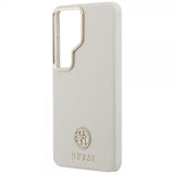 Guess Samsung Galaxy S26 Ultra Deksel Rhinestone Logo MagSafe Beige