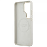 Guess Samsung Galaxy S26 Ultra Deksel Rhinestone Logo MagSafe Beige
