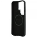 Guess Samsung Galaxy S26 Ultra Deksel Triangle Logo Embossed MagSafe Svart