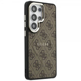 Guess Samsung Galaxy S26 Ultra Deksel 4G Embossed MagSafe Brun