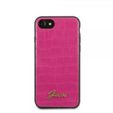Guess iPhone 7/8/SE Deksel Croco Magenta