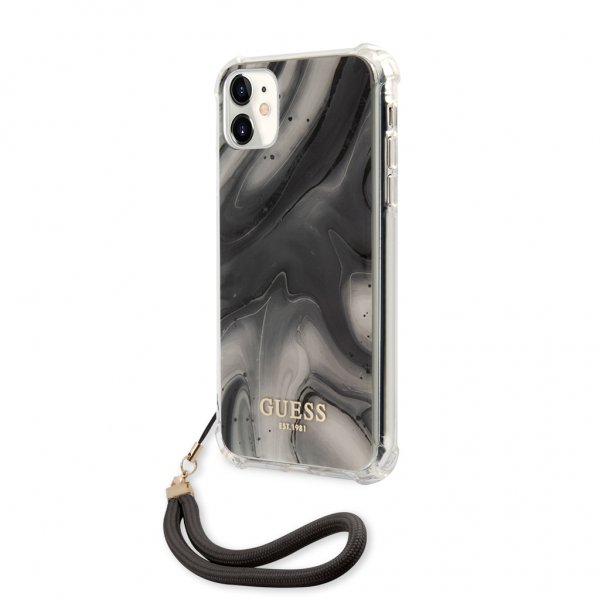 Guess iPhone 11 Deksel Marble Grå