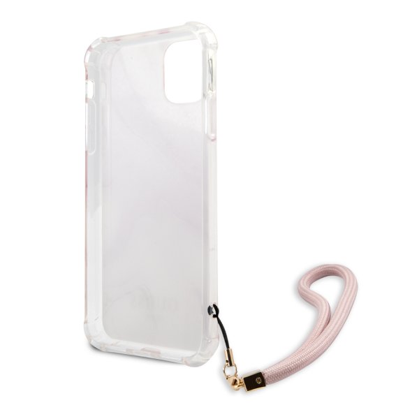 Guess iPhone 11 Deksel Marble Rosa