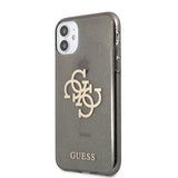 Guess iPhone 11 Deksel Full Glitter Svart