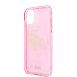 Guess iPhone 11 Deksel Full Glitter Rosa
