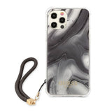 Guess iPhone 12 Pro Max Deksel Marble Grå