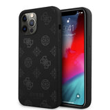 Guess iPhone 12 Pro Max Deksel Peony Svart