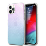 Guess iPhone 12 Pro Max Deksel 3D Raised Blå