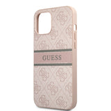 Guess iPhone 12/iPhone 12 Pro Deksel Printed Stripe Rosa