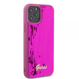 Guess iPhone 12/iPhone 12 Pro Deksel Sequin Fuschia