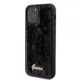 Guess iPhone 12/iPhone 12 Pro Deksel Sequin Svart