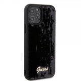 Guess iPhone 12/iPhone 12 Pro Deksel Sequin Svart