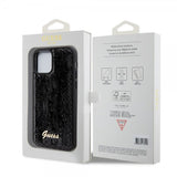 Guess iPhone 12/iPhone 12 Pro Deksel Sequin Svart
