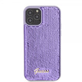 Guess iPhone 12/iPhone 12 Pro Deksel Sequin Lilla
