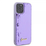 Guess iPhone 12/iPhone 12 Pro Deksel Sequin Lilla