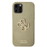 Guess iPhone 12/iPhone 12 Pro Deksel Perforated Glitter Gull