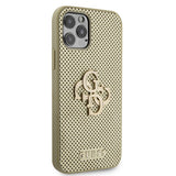 Guess iPhone 12/iPhone 12 Pro Deksel Perforated Glitter Gull