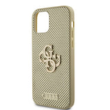 Guess iPhone 12/iPhone 12 Pro Deksel Perforated Glitter Gull