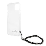 Guess iPhone 13 Deksel Pearl Handle Script Logo Svart