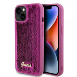 Guess iPhone 13 Deksel Sequin Fuschia