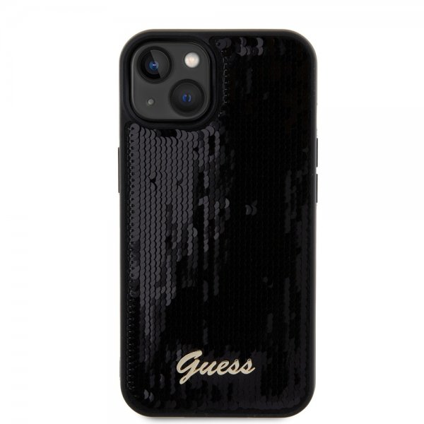 Guess iPhone 13 Deksel Sequin Svart