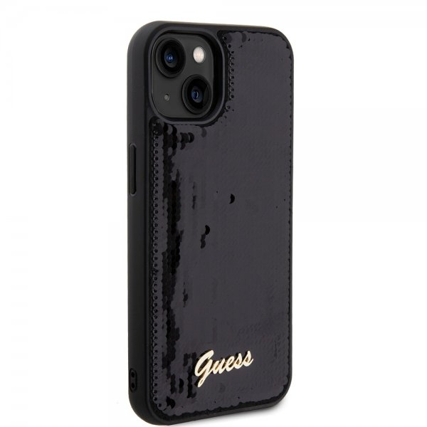 Guess iPhone 13 Deksel Sequin Svart