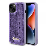 Guess iPhone 13 Deksel Sequin Lilla