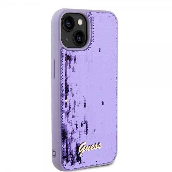Guess iPhone 13 Deksel Sequin Lilla