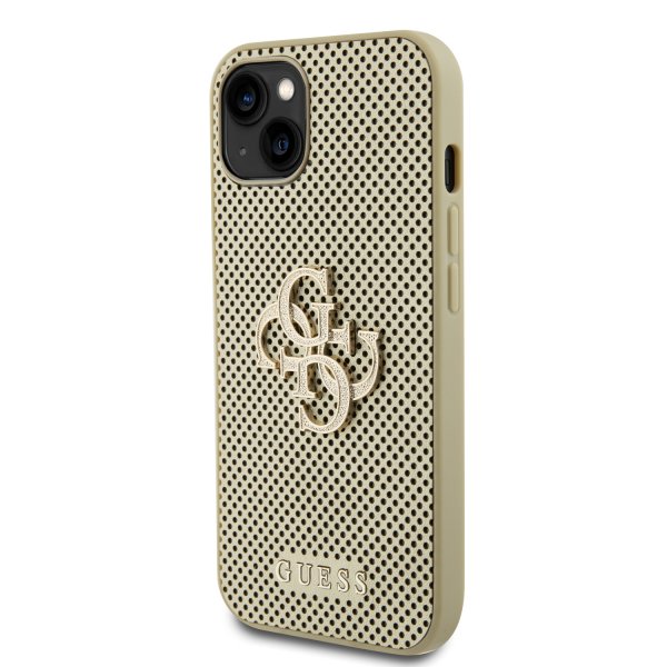 Guess iPhone 13 Deksel Perforated Glitter Gull