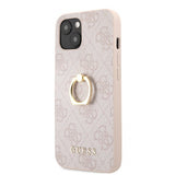 Guess iPhone 13 Mini Deksel Ring Stand Rosa