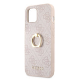 Guess iPhone 13 Mini Deksel Ring Stand Rosa