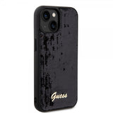 Guess iPhone 15 Deksel Sequin Svart