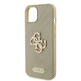 Guess iPhone 15 Deksel Perforated Glitter Gull
