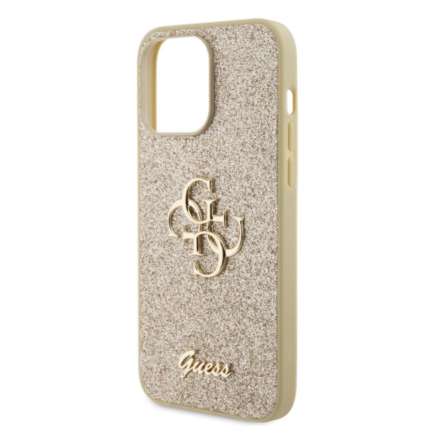 Guess iPhone 15 Pro Max Deksel Fixed Glitter Gull