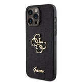 Guess iPhone 15 Pro Max Deksel Fixed Glitter Svart