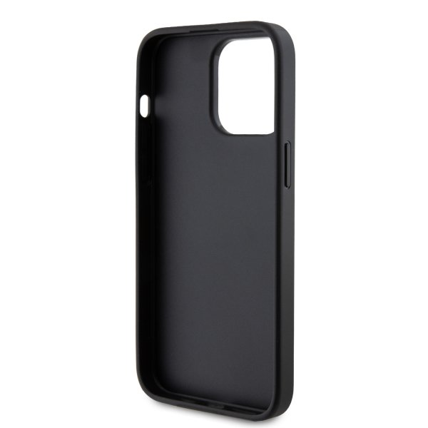 Guess iPhone 15 Pro Max Deksel Fixed Glitter Svart