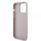 Guess iPhone 15 Pro Max Deksel 4G Metal Triangle Strass Rosa