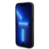 Guess iPhone 15 Pro Max Deksel Perforated Glitter Svart