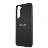 Guess Samsung Galaxy S21 FE Deksel Saffiano Metal Logo Svart