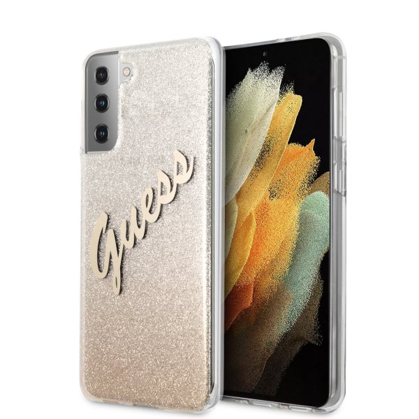 Guess Samsung Galaxy S21 Plus Deksel Vintage Gull