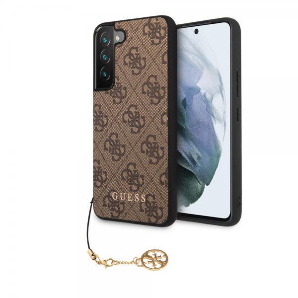 Guess Samsung Galaxy S22 Deksel 4G Charms Brun